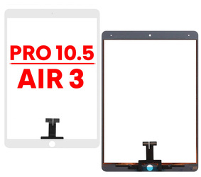 Szyba z dotykiem (biała) + OCA do iPad Pro 10.5 A1701 / A1709 / A1852 oraz iPad Air 3 A2152 / A2123 / A2153 / A2154