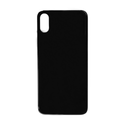 Tylne szkło iPhone XS Space Grey - większe oczko - A1920 / A2097 / A2098 / A2100
