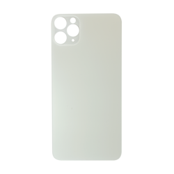 Tylne szkło iPhone 11 Pro Max Silver - większe oczko - A2161 / A2218 / A2220