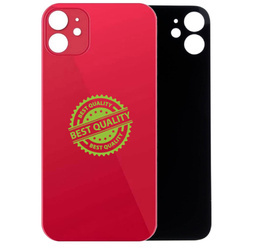 Szkło tylne iPhone 11 Red - większe oczko - A2111 / A2221 / A2223