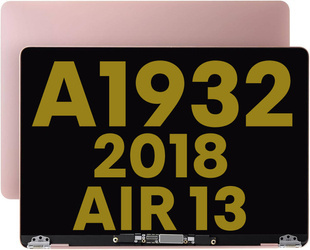Skrzydło matryca klapa ekran LCD wyświetlacz LCD do Apple MacBookAir 13 A1932 2018 Gold