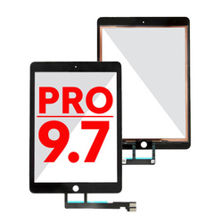 Szyba z dotykiem + OCA do wyświetlacza iPad Pro 9.7 A1673/ A1674 / A1675 Black