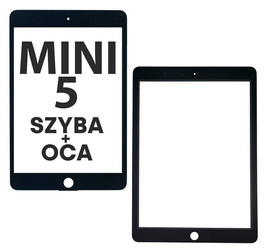 Szyba + OCA do wyświetlacza iPad Mini 5 Black A2133 / A2124 / A2126 / A2125