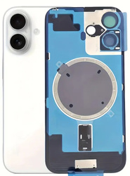 Tylne szkło / plecki / panel / pokrywa baterii do iPhone 16 Plus White Titanium