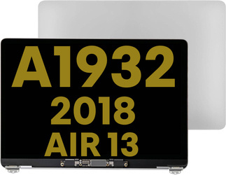 Skrzydło matryca klapa ekran LCD wyświetlacz LCD do Apple MacBookAir 13 A1932 2018 Silver