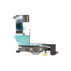 Złącze ładowania port gniazdo Lightning mikrofon do iPhone SE 2016 1 gen. Black (Czarny) - A1662 / A1723 / A1724