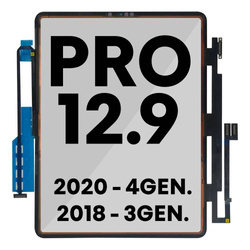 Szyba z dotykiem + OCA do wyświetlacza iPad Pro 12.9 (2020) 4 gen. A2229 / A2069 / A2232 / A2233 / iPad Pro 12.9 (2018) 3 GEN. A1876 / A2014 / A1895 / A1983