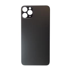 Tylne szkło iPhone 11 Pro Max Space Grey - większe oczko - A2161 / A2218 / A2220
