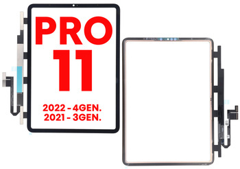 Szyba z dotykiem + OCA do wyświetlacza i iPad Pro 11 3 i 4 generacja  2021/2022 A2759 / A2435 / A2761 / A2762 / A2377 / A2459 / A2301 / A2460