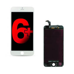 Wyświetlacz LCD iPhone 6 Plus White Zamiennik - A1522 / A1524