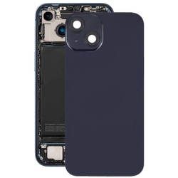 Tylne szkło z logo / plecki / klapka baterii / panel + MagSafe + zatrzaski + oczka aparatu do Apple iPhone 14 Black - A2649 / A2881 / A2882 / A2884 / A2883