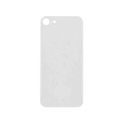 Tylne szkło standardowe oczko White iPhone SE 2 (2020) A2275 / A2296 / A2298 iPhone SE 3 (2022) A2595 / A2782 / A2783 / A2784 / A2785 WHITE