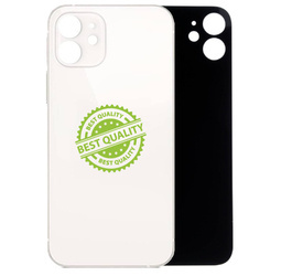 Szkło tylne iPhone 11 Biały - większe oczko - A2111 / A2221 / A2223