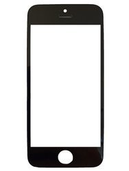 Szybka + ramka + klej OCA iPhone SE / 5S Czarna - A1533 / A1453 / A1457 / A1530 / A1662 / A1723 / A1724