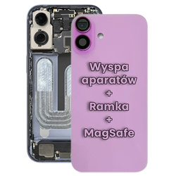 Tylne szkło / plecki / panel / pokrywa baterii do iPhone 16 A3081 / A3286 / A3287 / A328 PINK