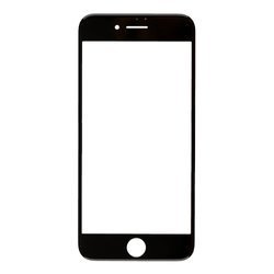 Szybka + ramka + klej OCA iPhone 8 / SE 2020 / SE 2022 Czarna - A1863 /A1905