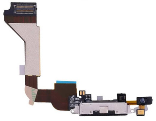 Złącze ładowania mikrofon gniazdo taśma port do Apple iPhone 4 A1349 / A1332 Czarny