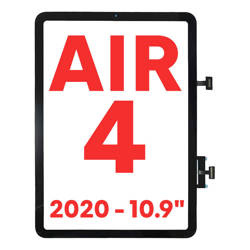 Szyba z dotykiem (czarna) + OCA do iPad Air 4 (2020) A2316 / A2324 / A2325 / A2072