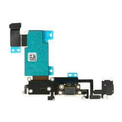 Złącze ładowania port gniazdo Lightning mikrofon do iPhone 6S Plus White (Biały) - A1634 / A1687