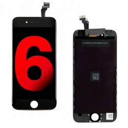 Wyświetlacz LCD iPhone 6 Black (Czarny) Zamiennik - A1549 / A1586