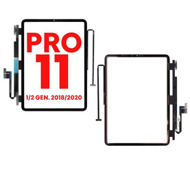 Szyba z dotykiem + OCA do wyświetlacza iPad Pro 11 2018 / 2020 - A1980 / A2013 / A1934 / A1979 / A2228 / A2068 / A2230 / A2231