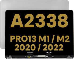 Skrzydło matryca klapa ekran LCD wyświetlacz LCD do Apple MacBook Pro 13 A2338 M1 / M2 Silver