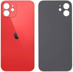 Tylne szkło / panel iPhone 12 Mini Red - większe oczko - A2176 / A2398 / A2399 / A2400