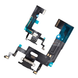 Złącze ładowania port gniazdo Lightning mikrofon do Apple iPhone XR Black (Czarny) - A1984 / A2105 / A2106 / A2108