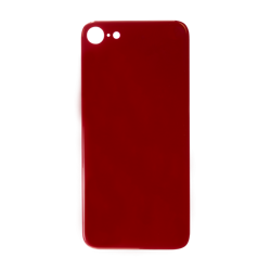 Tylne szkło iPhone 8 - standardowe oczko - Red - A1863 / A1905