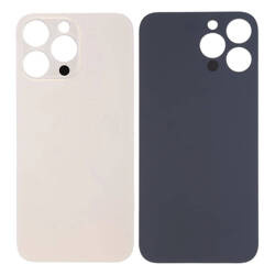 Tylne szkło / plecki / panel iPhone 14 Pro Max Gold Big Hole - A2651 / A2893 / A2894 / A2896 / A2895