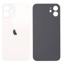 Tylne szkło / panel iPhone 12 Biały - większe oczko - A2172 / A2402 / A2403 / A2404